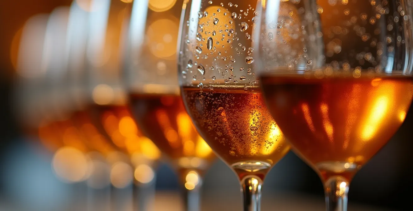 Elegant wine flight presentation with multiple glasses showcasing local Ontario wines